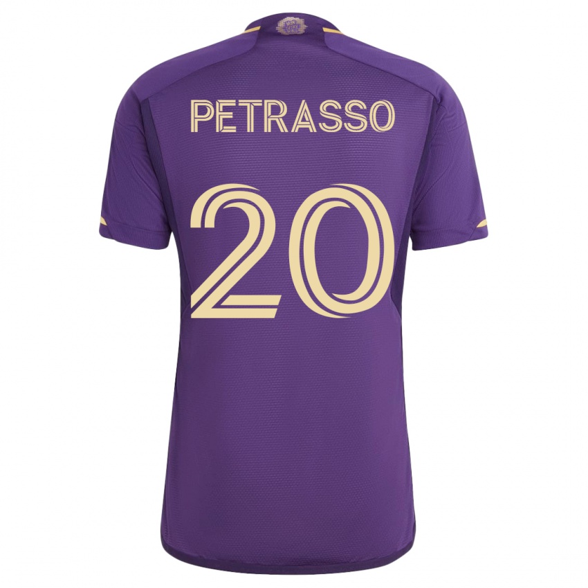 Niño Camiseta Luca Petrasso #20 Violeta 1ª Equipación 2023/24 La Camisa Argentina