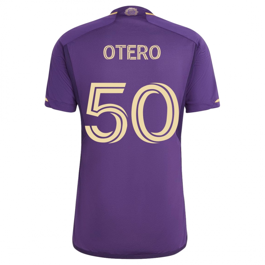 Niño Camiseta Javier Otero #50 Violeta 1ª Equipación 2023/24 La Camisa Argentina