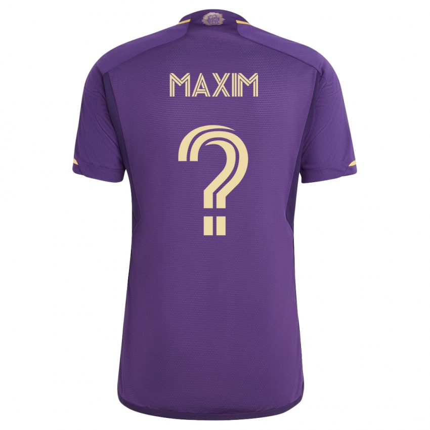 Niño Camiseta Luca Maxim #0 Violeta 1ª Equipación 2023/24 La Camisa Argentina
