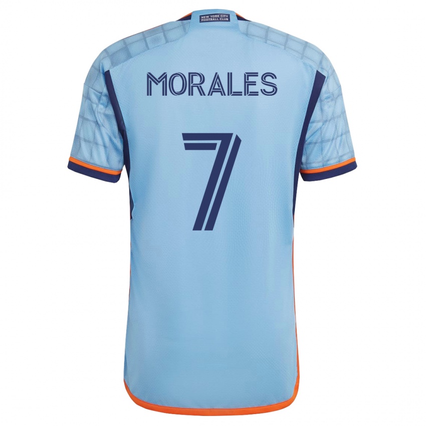 Niño Camiseta Alfredo Morales #7 Azul 1ª Equipación 2023/24 La Camisa Argentina