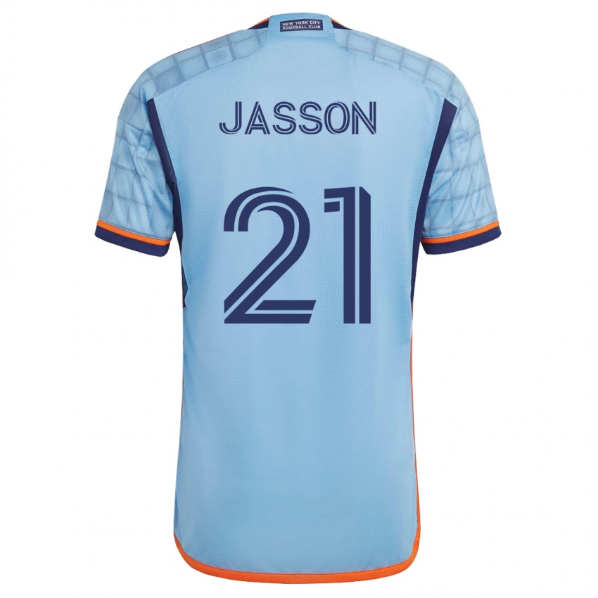 Niño Camiseta Andres Jasson #21 Azul 1ª Equipación 2023/24 La Camisa Argentina