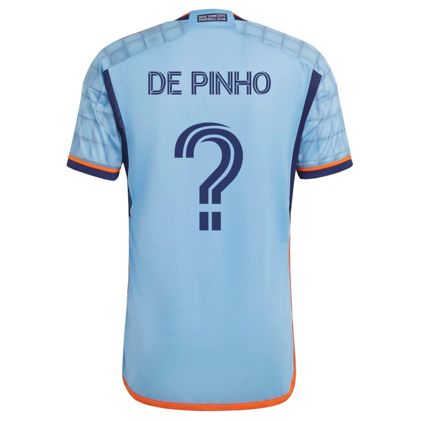 Niño Camiseta Lucas De Pinho #0 Azul 1ª Equipación 2023/24 La Camisa Argentina