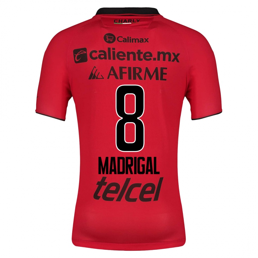 Niño Camiseta Fernando Madrigal #8 Rojo 1ª Equipación 2023/24 La Camisa Argentina