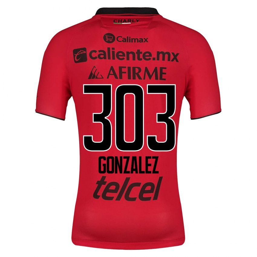 Niño Camiseta Osmar González #303 Rojo 1ª Equipación 2023/24 La Camisa Argentina