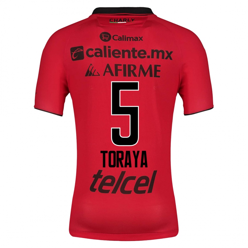 Niño Camiseta Yadira Toraya #5 Rojo 1ª Equipación 2023/24 La Camisa Argentina