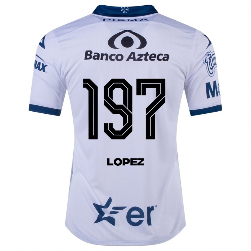 Niño Camiseta Sebastián López #197 Blanco 1ª Equipación 2023/24 La Camisa Argentina