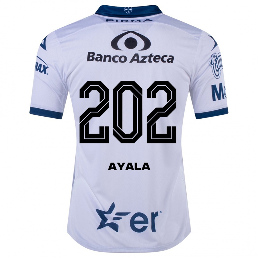 Niño Camiseta Diego Ayala #202 Blanco 1ª Equipación 2023/24 La Camisa Argentina