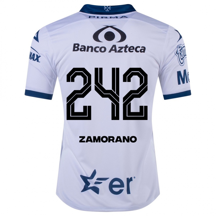 Niño Camiseta Leonardo Zamorano #242 Blanco 1ª Equipación 2023/24 La Camisa Argentina