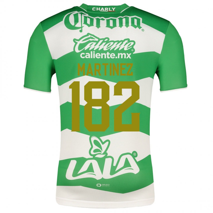 Niño Camiseta Diego Martínez #182 Verde 1ª Equipación 2023/24 La Camisa Argentina