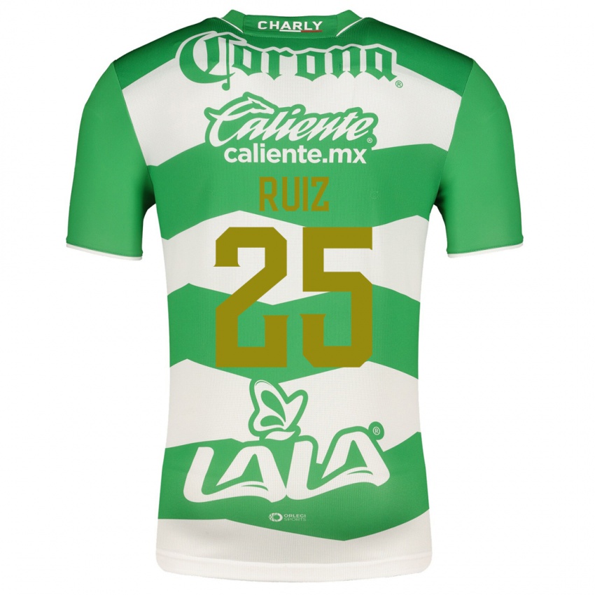 Niño Camiseta Michel Ruiz #25 Verde 1ª Equipación 2023/24 La Camisa Argentina