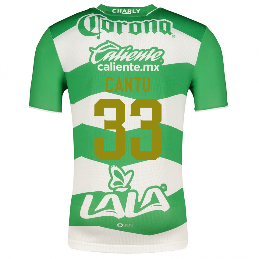 Niño Camiseta Aida Cantú #33 Verde 1ª Equipación 2023/24 La Camisa Argentina