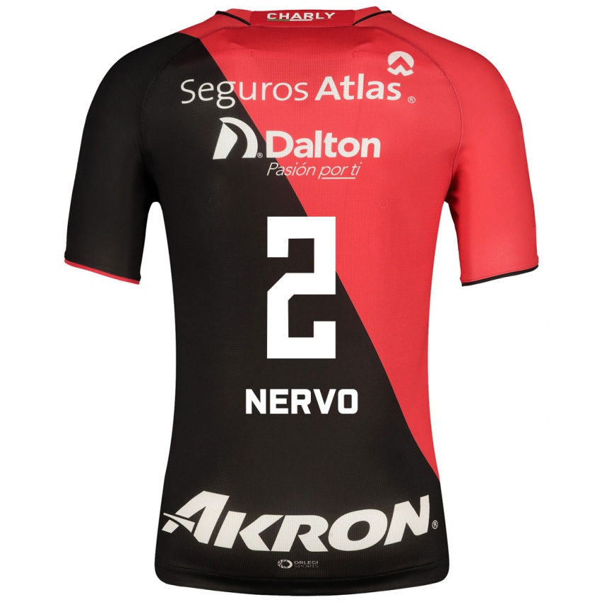 Niño Camiseta Hugo Nervo #2 Negro 1ª Equipación 2023/24 La Camisa Argentina