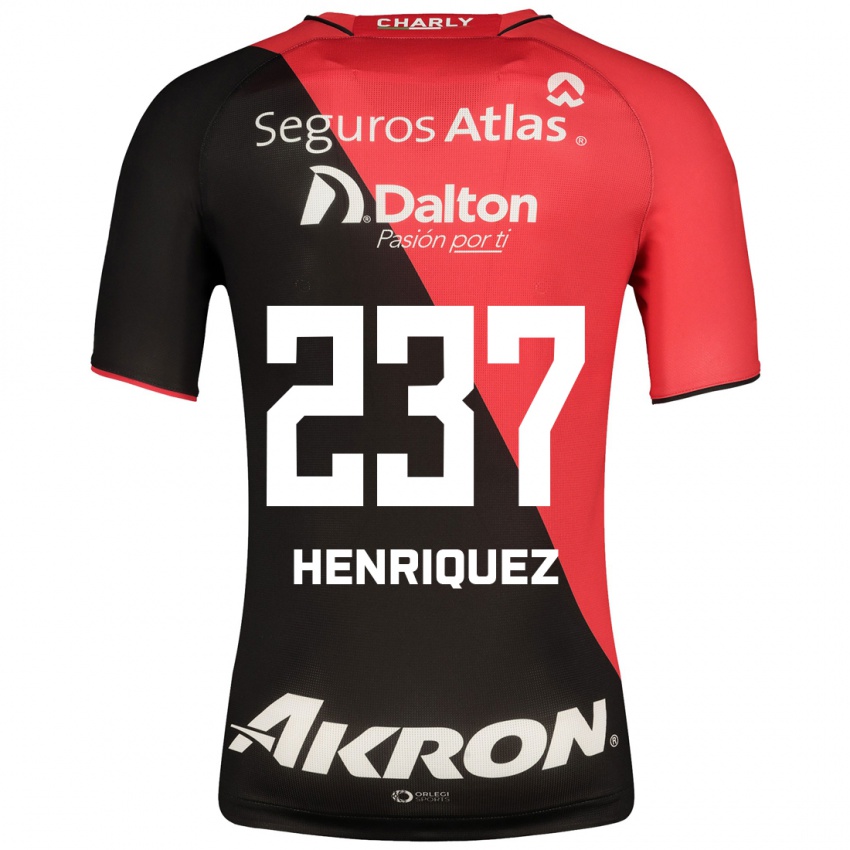 Niño Camiseta Carlos Henríquez #237 Negro 1ª Equipación 2023/24 La Camisa Argentina