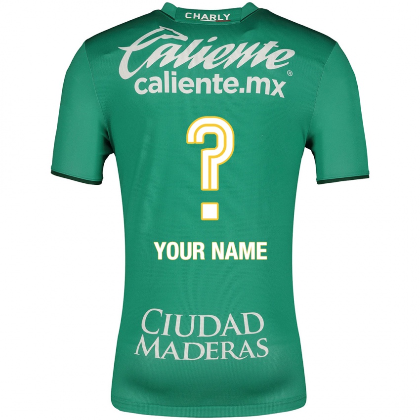 Niño Camiseta Su Nombre #0 Verde 1ª Equipación 2023/24 La Camisa Argentina