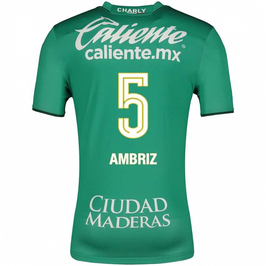 Niño Camiseta Fidel Ambríz #5 Verde 1ª Equipación 2023/24 La Camisa Argentina