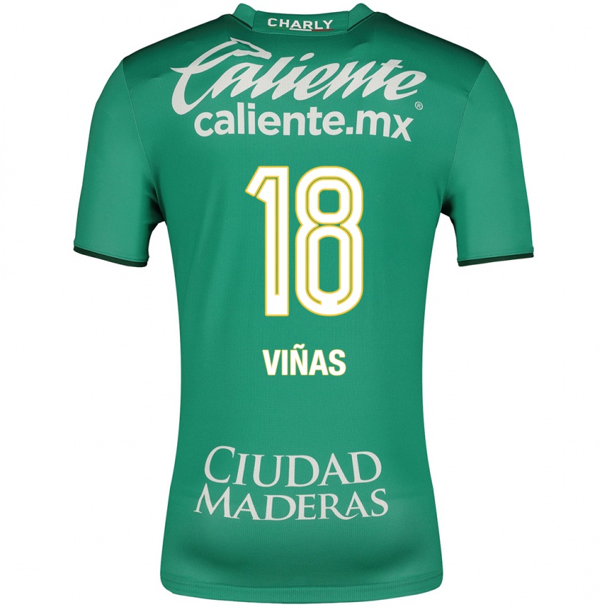 Niño Camiseta Federico Vinas #18 Verde 1ª Equipación 2023/24 La Camisa Argentina