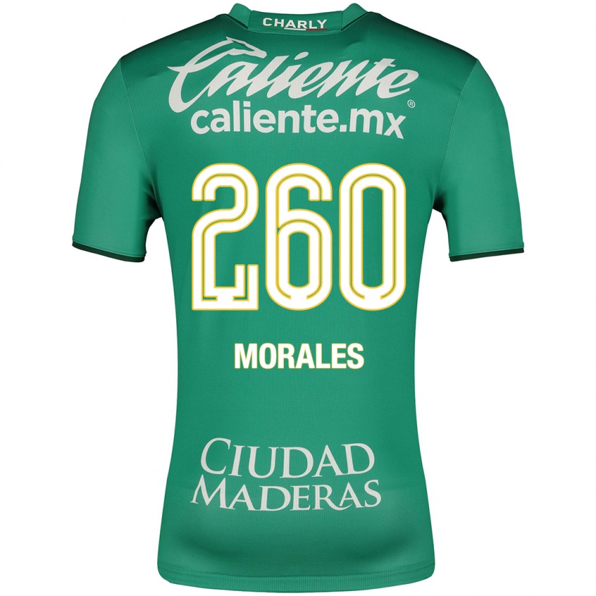 Niño Camiseta Daniel Morales #260 Verde 1ª Equipación 2023/24 La Camisa Argentina