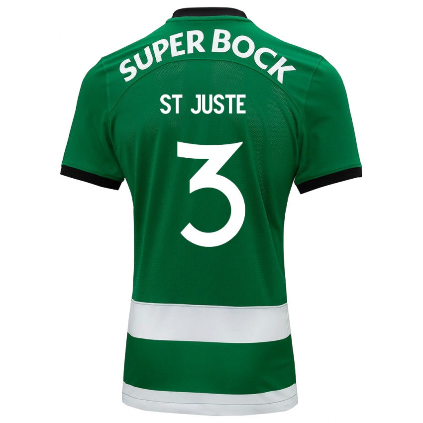 Niño Camiseta Jerry St. Juste #3 Verde 1ª Equipación 2023/24 La Camisa Argentina