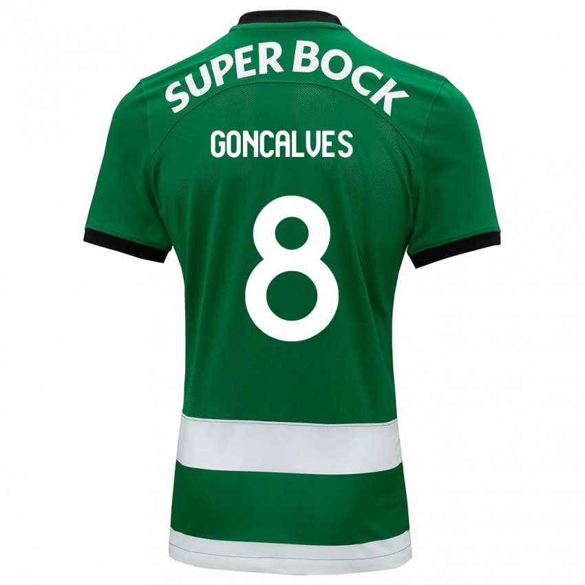 Niño Camiseta Pedro Gonçalves #8 Verde 1ª Equipación 2023/24 La Camisa Argentina