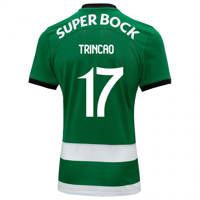 Niño Camiseta Trincão #17 Verde 1ª Equipación 2023/24 La Camisa Argentina