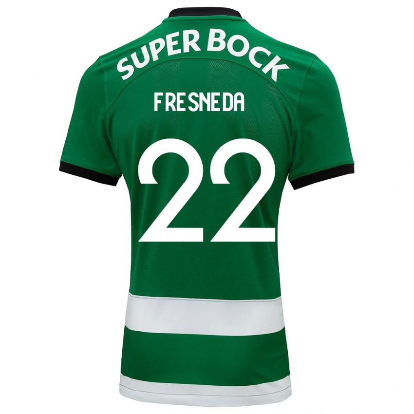 Niño Camiseta Iván Fresneda #22 Verde 1ª Equipación 2023/24 La Camisa Argentina