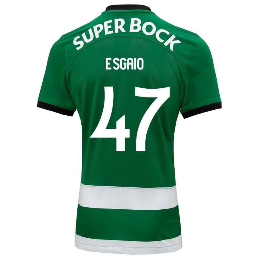 Niño Camiseta Ricardo Esgaio #47 Verde 1ª Equipación 2023/24 La Camisa Argentina