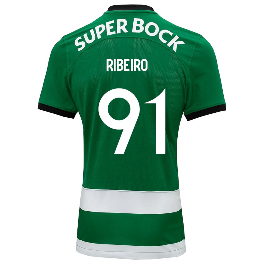 Niño Camiseta Rodrigo Ribeiro #91 Verde 1ª Equipación 2023/24 La Camisa Argentina