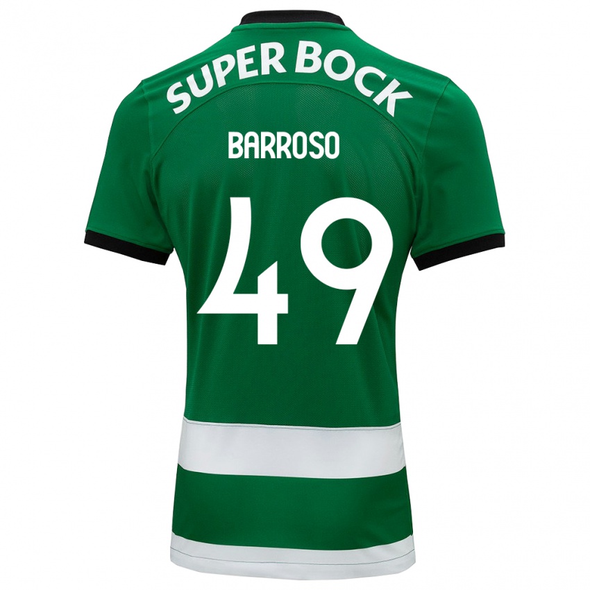 Niño Camiseta Leonardo Barroso #49 Verde 1ª Equipación 2023/24 La Camisa Argentina