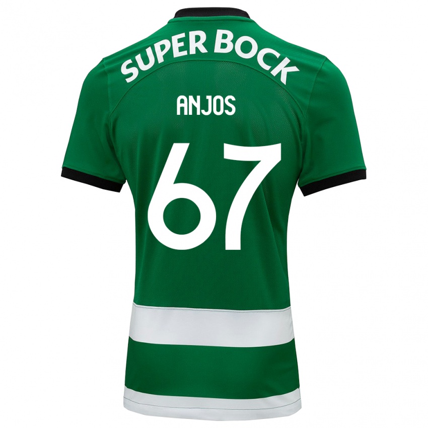 Niño Camiseta Lucas Anjos #67 Verde 1ª Equipación 2023/24 La Camisa Argentina