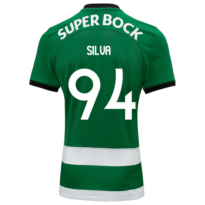 Niño Camiseta Pedro Silva #94 Verde 1ª Equipación 2023/24 La Camisa Argentina
