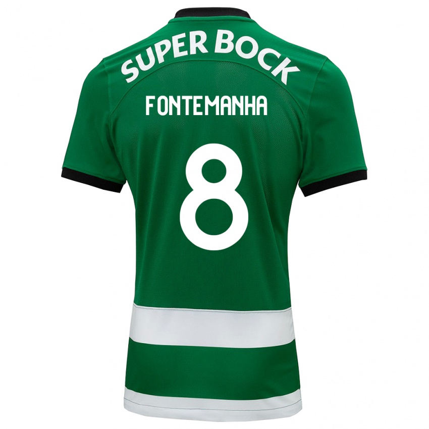 Niño Camiseta Rita Fontemanha #8 Verde 1ª Equipación 2023/24 La Camisa Argentina