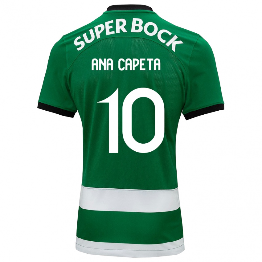 Niño Camiseta Ana Capeta #10 Verde 1ª Equipación 2023/24 La Camisa Argentina