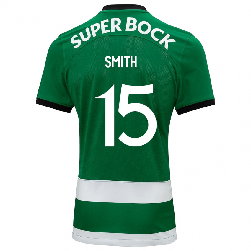 Niño Camiseta Olivia Smith #15 Verde 1ª Equipación 2023/24 La Camisa Argentina