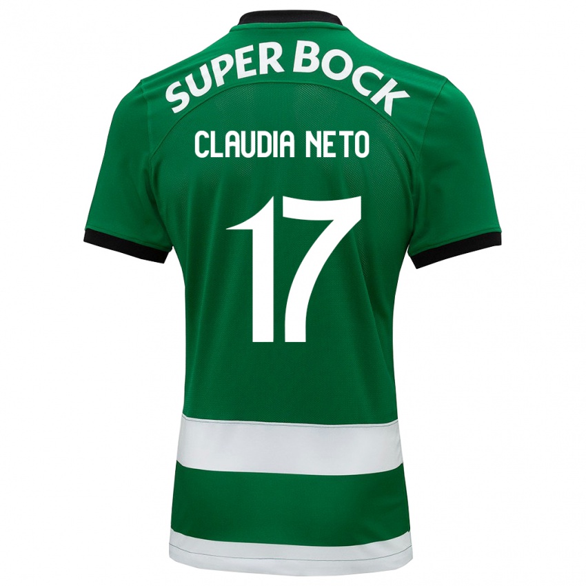 Niño Camiseta Cláudia Teresa Pires Neto #17 Verde 1ª Equipación 2023/24 La Camisa Argentina