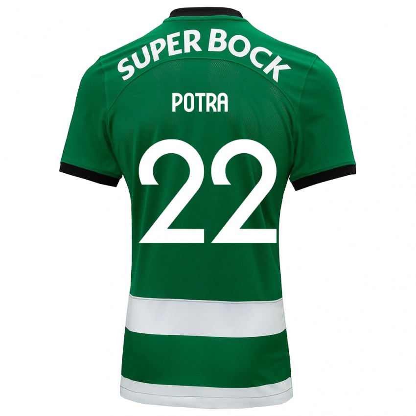 Niño Camiseta Catarina Sofia Branco Potra #22 Verde 1ª Equipación 2023/24 La Camisa Argentina