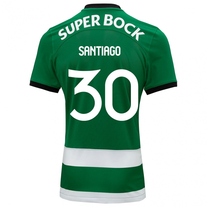 Niño Camiseta Carolina Santiago #30 Verde 1ª Equipación 2023/24 La Camisa Argentina