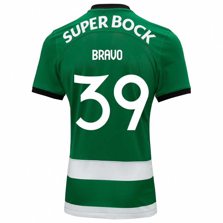 Niño Camiseta Bravo #39 Verde 1ª Equipación 2023/24 La Camisa Argentina