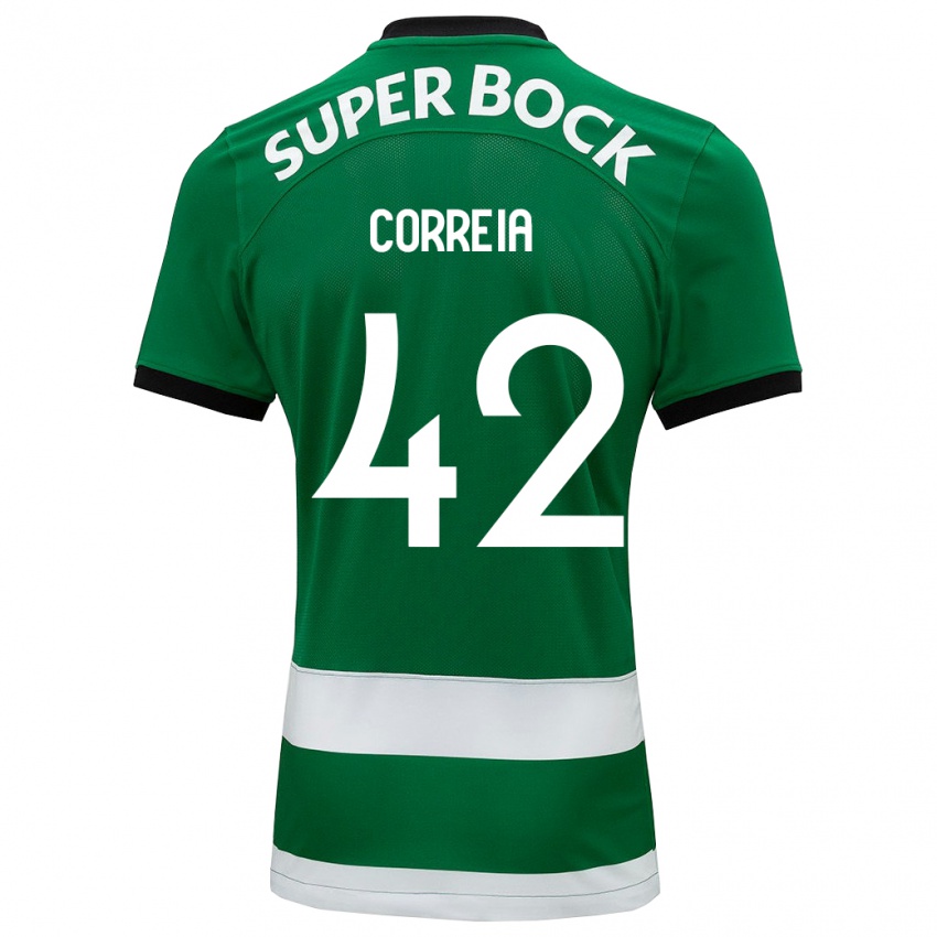 Niño Camiseta Leonete Maísa Nozerand Correia #42 Verde 1ª Equipación 2023/24 La Camisa Argentina