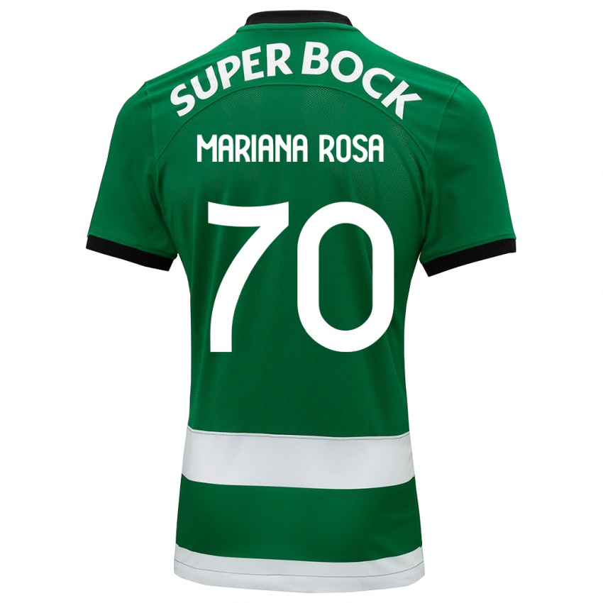 Niño Camiseta Mariana Silva Pinto Vilaça Da Rosa #70 Verde 1ª Equipación 2023/24 La Camisa Argentina