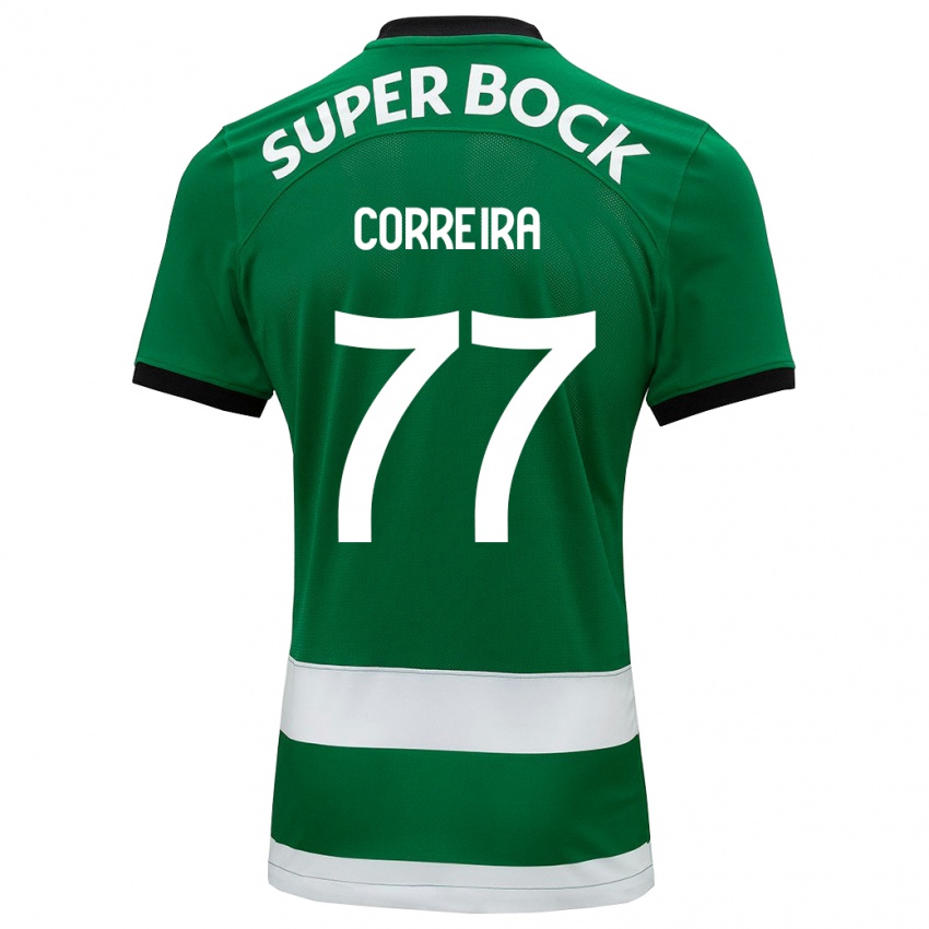 Niño Camiseta Alicia Figueiredo Lima Correia #77 Verde 1ª Equipación 2023/24 La Camisa Argentina