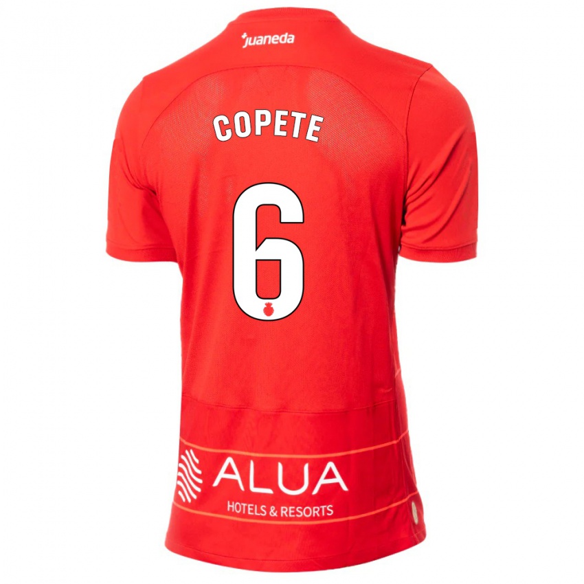 Niño Camiseta José Copete #6 Rojo 1ª Equipación 2023/24 La Camisa Argentina