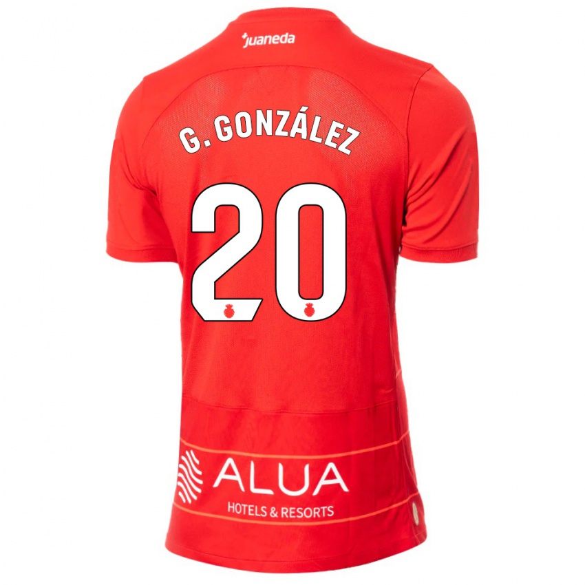 Niño Camiseta Giovanni González #20 Rojo 1ª Equipación 2023/24 La Camisa Argentina