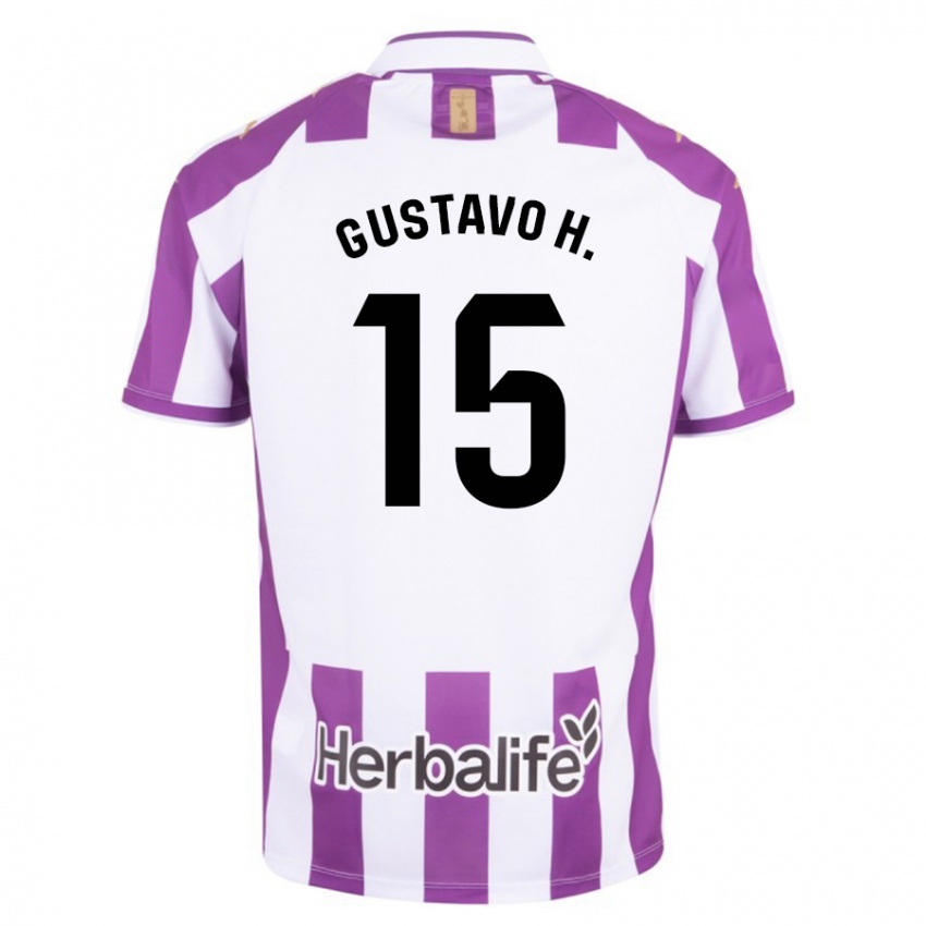 Niño Camiseta Gustavo Henrique #15 Morado 1ª Equipación 2023/24 La Camisa Argentina