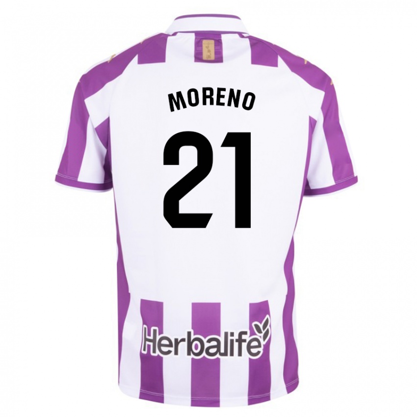 Niño Camiseta Xavi Moreno #21 Morado 1ª Equipación 2023/24 La Camisa Argentina