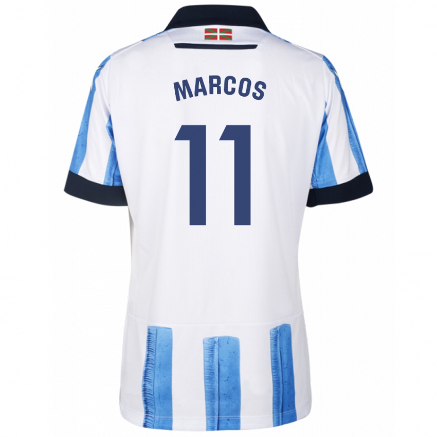 Niño Camiseta Cecilia Marcos Nabal #11 Azul Blanco 1ª Equipación 2023/24 La Camisa Argentina