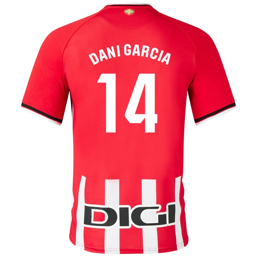 Niño Camiseta Dani García #14 Rojo 1ª Equipación 2023/24 La Camisa Argentina