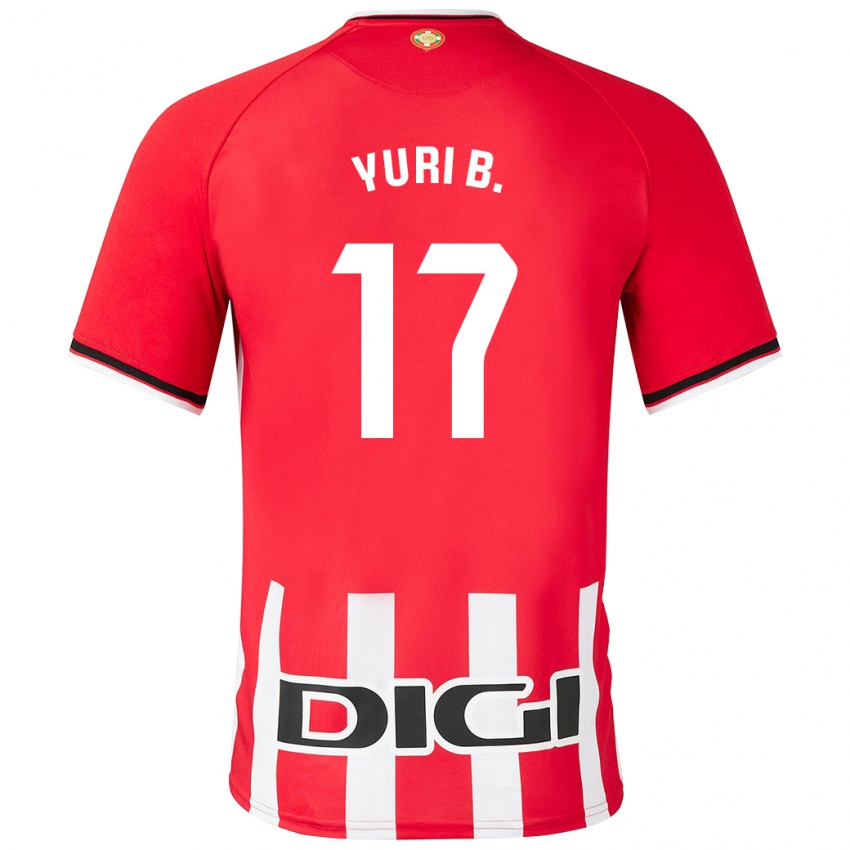 Niño Camiseta Yuri Berchiche #17 Rojo 1ª Equipación 2023/24 La Camisa Argentina