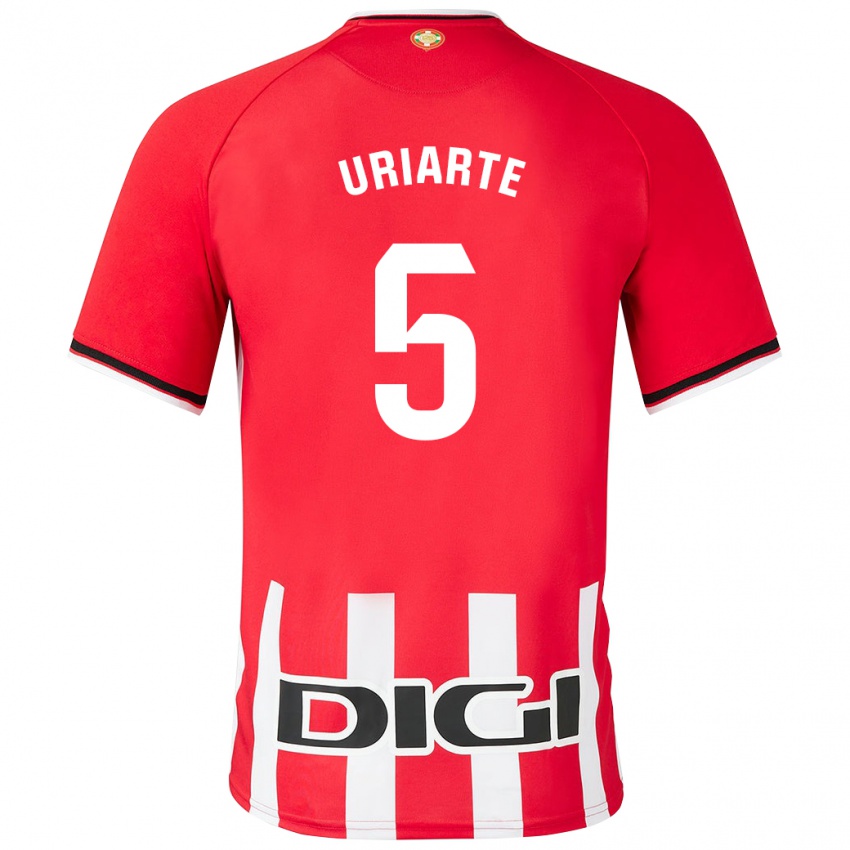 Niño Camiseta Naroa Uriarte Urazurrutia #5 Rojo 1ª Equipación 2023/24 La Camisa Argentina