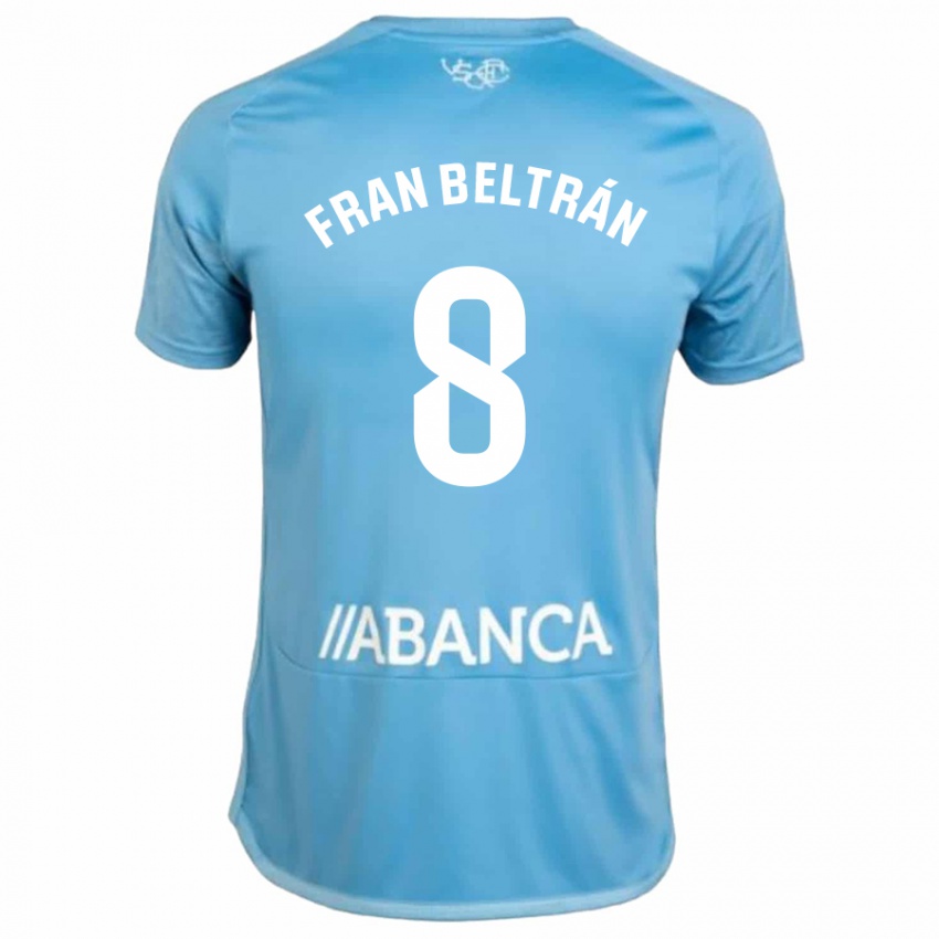 Niño Camiseta Fran Beltrán #8 Azul 1ª Equipación 2023/24 La Camisa Argentina
