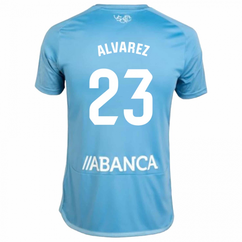 Niño Camiseta Hugo Álvarez #23 Azul 1ª Equipación 2023/24 La Camisa Argentina
